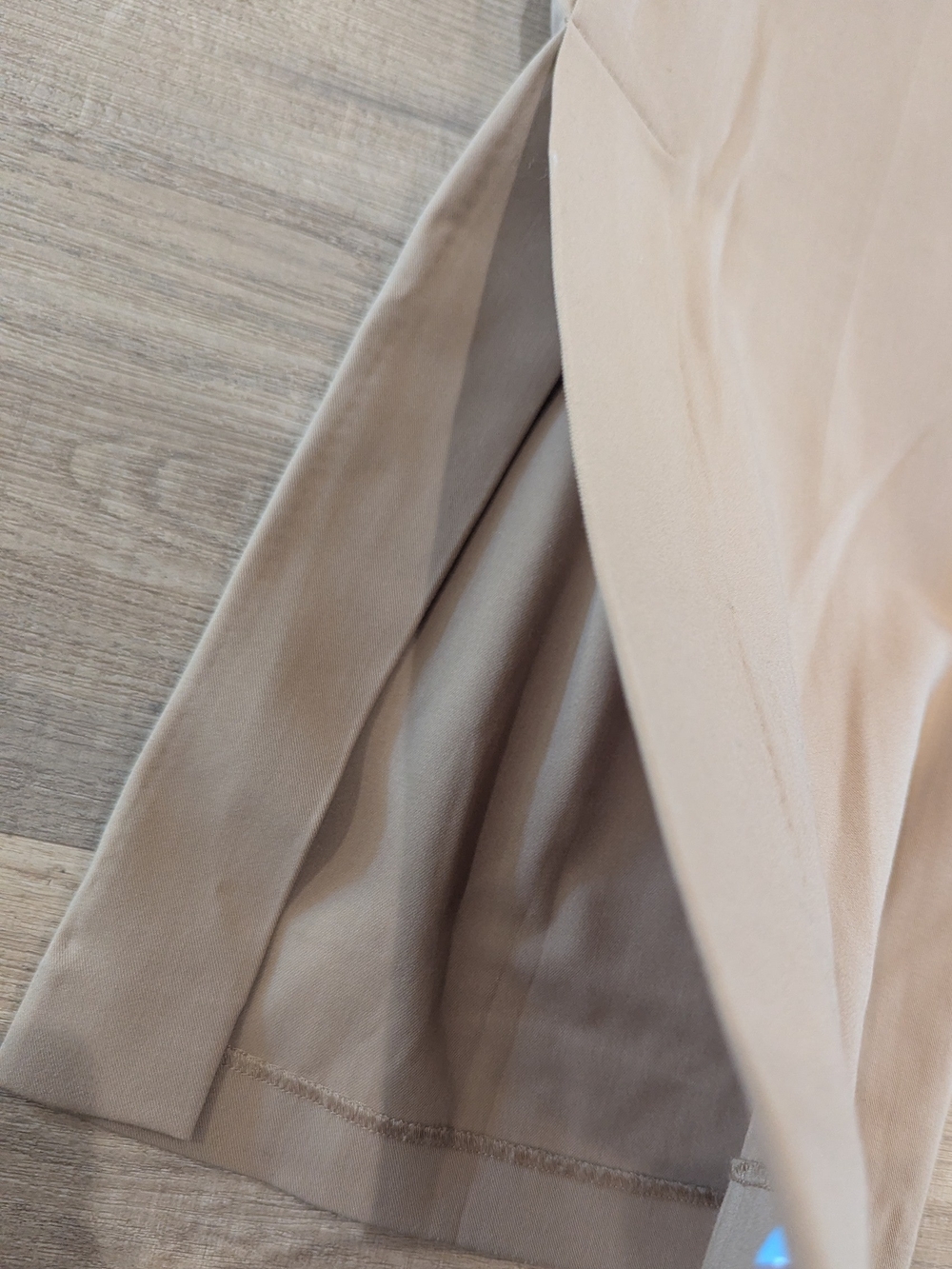 Dynamite Beige Wide Leg Split-Hem Pants - Picture 7 of 11